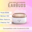 JAZZ BOSS – White and Metallic Gold 3