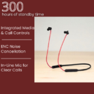 JAZZ Neckband Bullets Z2 Black and Red 6